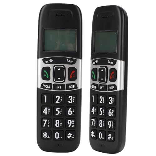 Teléfono inalámbrico para hogar DECT 6.0 2 auriculares miniatura 7