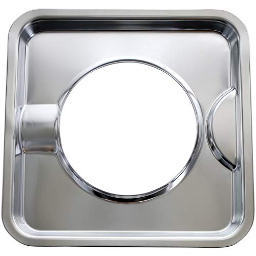 Kitchen Basics 101 Sgp-400 4 Pack Chrome Square Gas Range Pan Directly Replaces 786333, Ap6011553, Ps11744751 And Many Others #TOP5