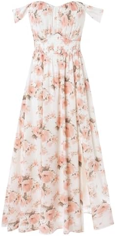 GRACE KARIN 2026 Women's Summer Floral Print Flowy A Line Maxi Dr...