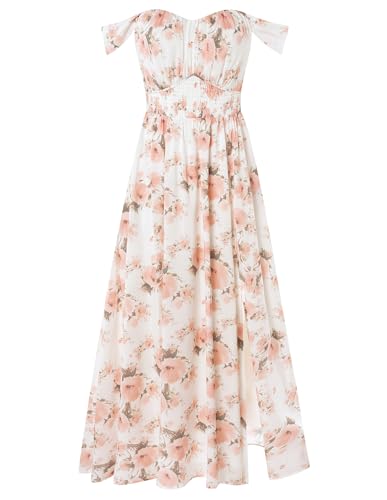 GRACE KARIN Summer Floral Dress for Women 2026,Off...