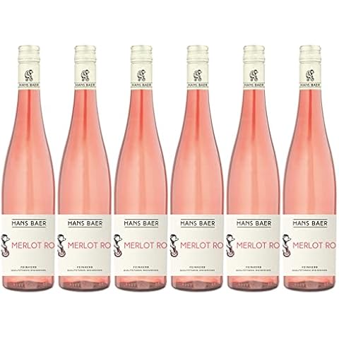 Hans baer - Merlot Rosé - German rosé wine - Rheinhessen, Germany (6 x 0.75 L) Cover