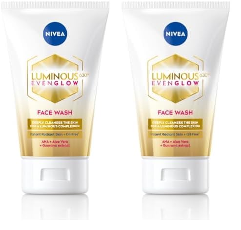 Image of NIVEA Luminous Even Glow Face Wash 100ml (Pack of 2)