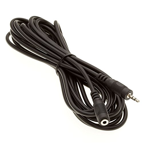 Cable de extensión de audio macho a hembra 2.5mm 6Ft miniatura 3