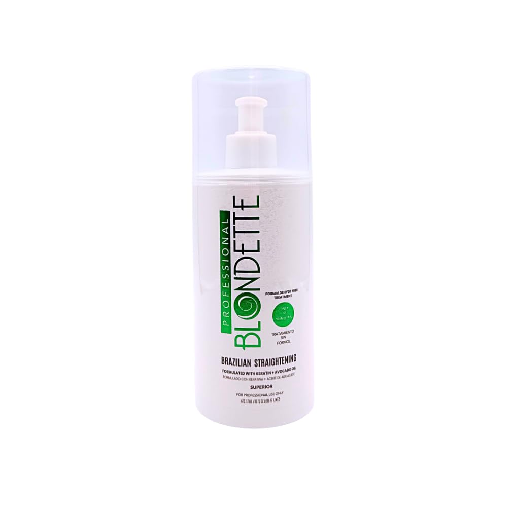 Blondette Professional Brazilian Straightening Avocado, Keratin Hair treatment 16 oz