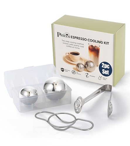 Espresso Cooling Ball, Ice Coffee Ball Reduces Dilution & Bitterness