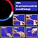 150Pcs Patriotic Glow Sticks, 4th of July Glow Items, Red White & Blue Glow in the Dark Sticks for Independence Day Party Supplies 4th July Accessories