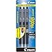 PILOT FriXion Clicker Erasable, Refillable & Retractable Gel Ink Pens, Fine Point, Black Ink, 3-Pack (31464)