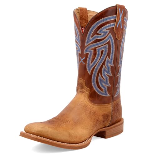 Image of Twisted X Men's 12 inch Western Work Boot, Square Toe Alloy Toe with CellStretch