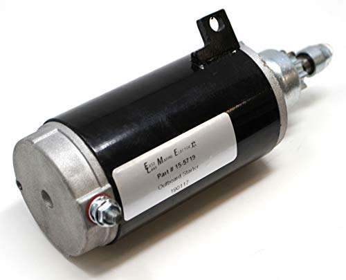 ELM Products Compatible con Evinrude Johnson Starter 12V 10 Dientes 85-140 HP 385529 389954 5372 18-5634 miniatura 3
