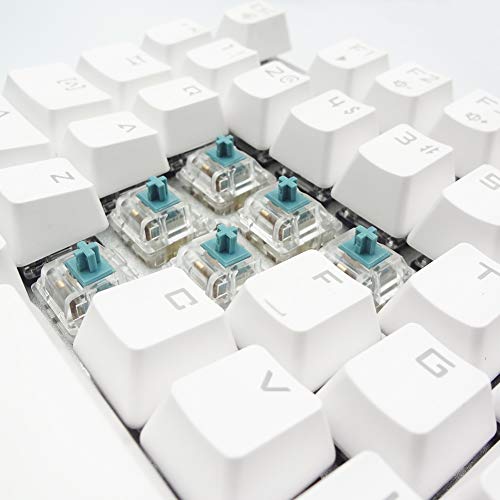 Durock T1 Tactile Keyboard Switches, 5 Pins T1 Clear Tactile Switches For Mechanical Keyboards, 67G Mechanical Key Switches With Unique Tactile Keyswitch (Clear T1, 110Pcs) #TOP4