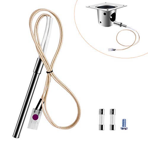 YAOAWE Replacement Parts Hot Rod Igniter Kit Compatible with Pit Boss and Camp Chef Wood Pellet Grills, with 2 Pcs Fuses