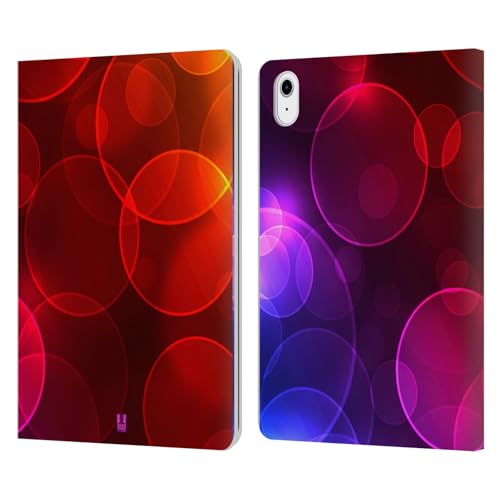 Housse iPad Air 11 Portefeuille Cuir Résistant aux Rayures Cercle Bokeh