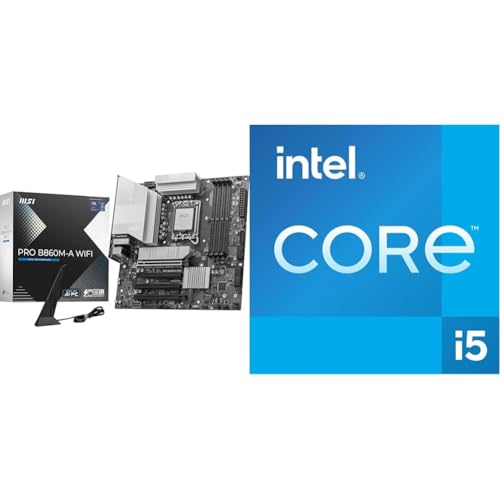 Placa MSI Pro B860M-A WiFi e Intel Core i5-14600K de 14 núcleos para PC