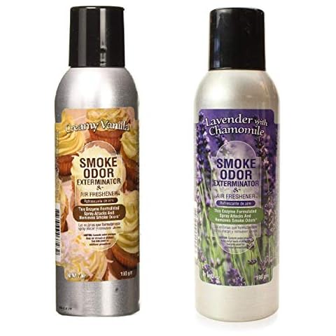 Tobacco Outlet Products - Creamy Vanilla and Lavender With Chamomile Smoke Odor Exterminator 7oz Sprays 2 Pack (1 Each) Cover