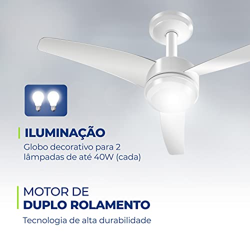 Ventilador de Teto Maxi Air, Mondial, Branco, 125W, 220V - VTE-01
