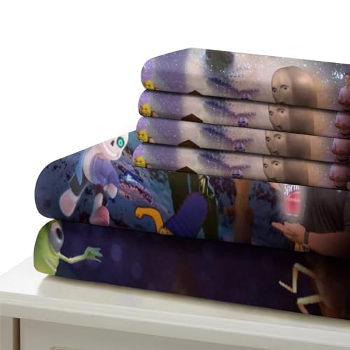 Parure de lit double 200x200cm chic housse de couette 3D motif animalier husky - 7
