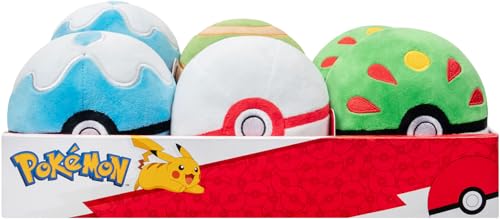 Pokeball Jouet en Peluche Pokémon - Boule Douillette Douce