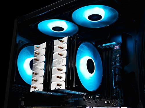 Deepcool Neptwin RGB Cooler Dissipatore per CPU 6 Heatpipes Twin-Tower Heatsink Due Ventole PWM da 120 mm RGB 12V 4-Pin Compatibile per Intel AMD AM4