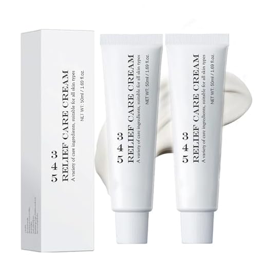 345 Relief Cream, Crema 345 Coreana, 345 Crema Hidratante Calmante Coreana, Reparar La Barrera CutáNea y Aliviar El Acné,2pcs