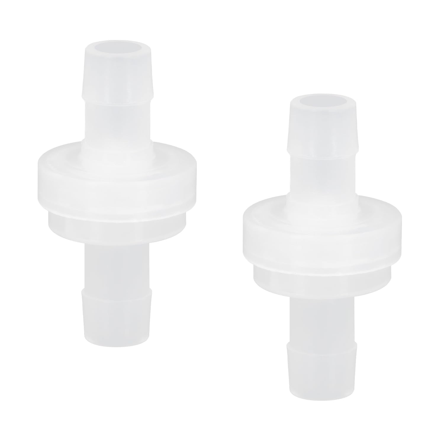 Ctyjia 2 Pcs Aquarium Check Valve, Plastic One Way Non-Return Valves for 8 mm Hose, Backflow Prevention Device for Fish Tank Aquarium Air Pump Accessories