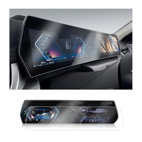 BSTW for 2023 BMW X1 Screen Protector for 2024 2025 BMW X1 X2 M35i/xDrive28i 10.7-inch Infotainment & 10.25-inch Digital Instrument Display Accessories Nano Protective Film 2PCS (for BMW X1 Nano Film)