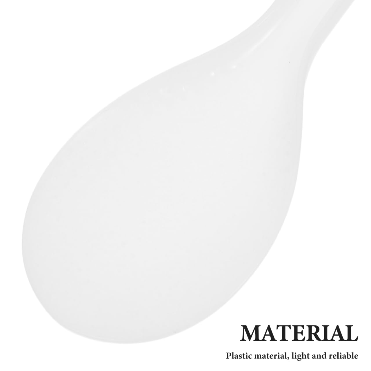 ULTECHNOVO 2 cucchiai da riso riutilizzabili, spatole per riso antiaderenti, utensili da cucina per uso quotidiano, 17,4 cm, facili da pulire