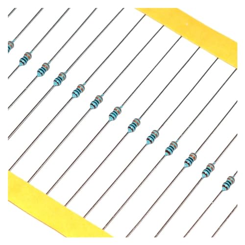 TSIOHKBS 100pcs 1/8W 1/6W Metal Film Resistor 2R4 2R7 3R 24R 27R 30R 300R 2K4 2K7 3K 2.4 2.7 3 24 27 30 240 270 300 R K M Ohm 1% 0.125W (MF 0.125W 1K2 100pcs)