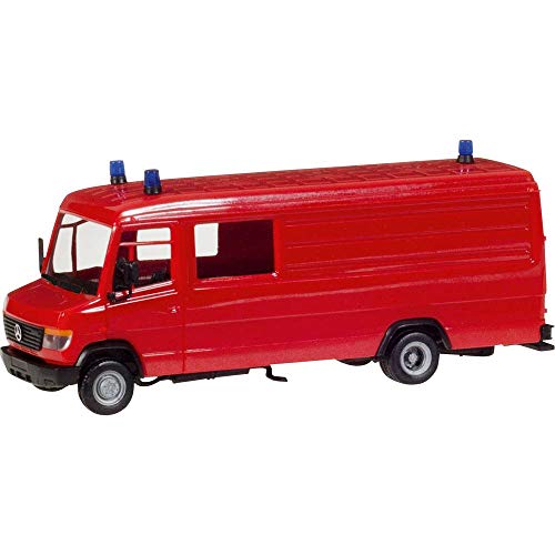 Mercedes-Benz Vario boîte longue GW-A/S rouge Herpa MiniKit à assembler