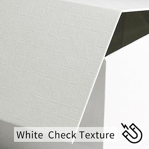 YINUOYOUJIA Large Gift Box14x9x4.5 Inch,White Gift Box with Magnetic Closure Lid,Ribbon and Card,Present Box for Birthady Valentine\'s Day Mother\'s Day Christmas Anniversary. - Thumbnail 3