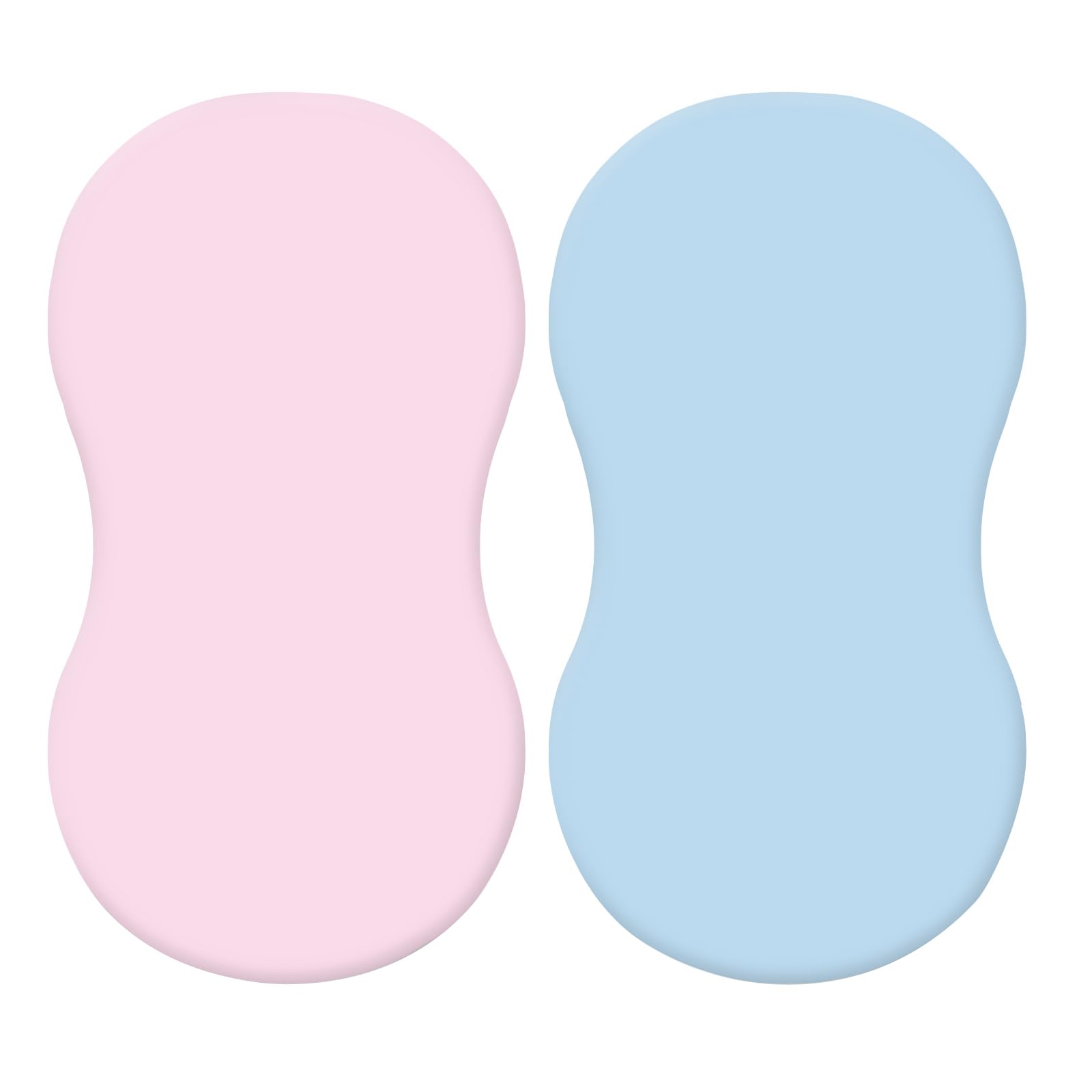 Tsophreniq Of 2pcs Baby Fitted Sheets, Breathable Mattress Cover Protectors Bedding Stuff for Bassinet Rotation Sleeper Stylish Cradles Sheet