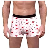 mens happy valentines day ball pouch underwear boxer queen of hearts colorful jockstrap bulge enhancement workout male heart print amaca pouch san valentino per gli uomini morbido, rosa, m
