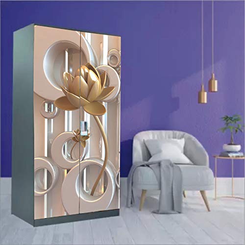 ALL YOUR DESIGN Self Adhesive Wallpaper Wall Sticker for Almirah/Wardrobe_08 (B091J1HNHB) Amazon Price History, Amazon Price Tracker