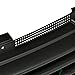Matte Black Horizontal Front Hood Bumper Grill Grille Guard ABS Compatible With 1999-2005 VW Jetta/Bora MK4