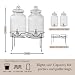 Imagen de Style Setter Canyon Glass Beverage Dispenser with Stand Set of 2-1