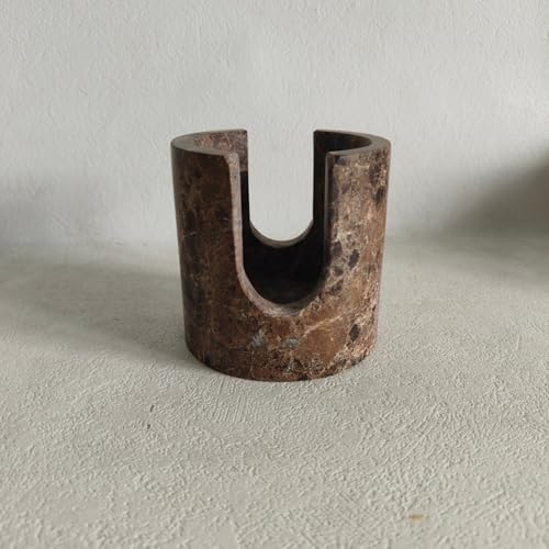 Natural Travertine Marble Sponge Holder, Stone Dish Drying Rack &