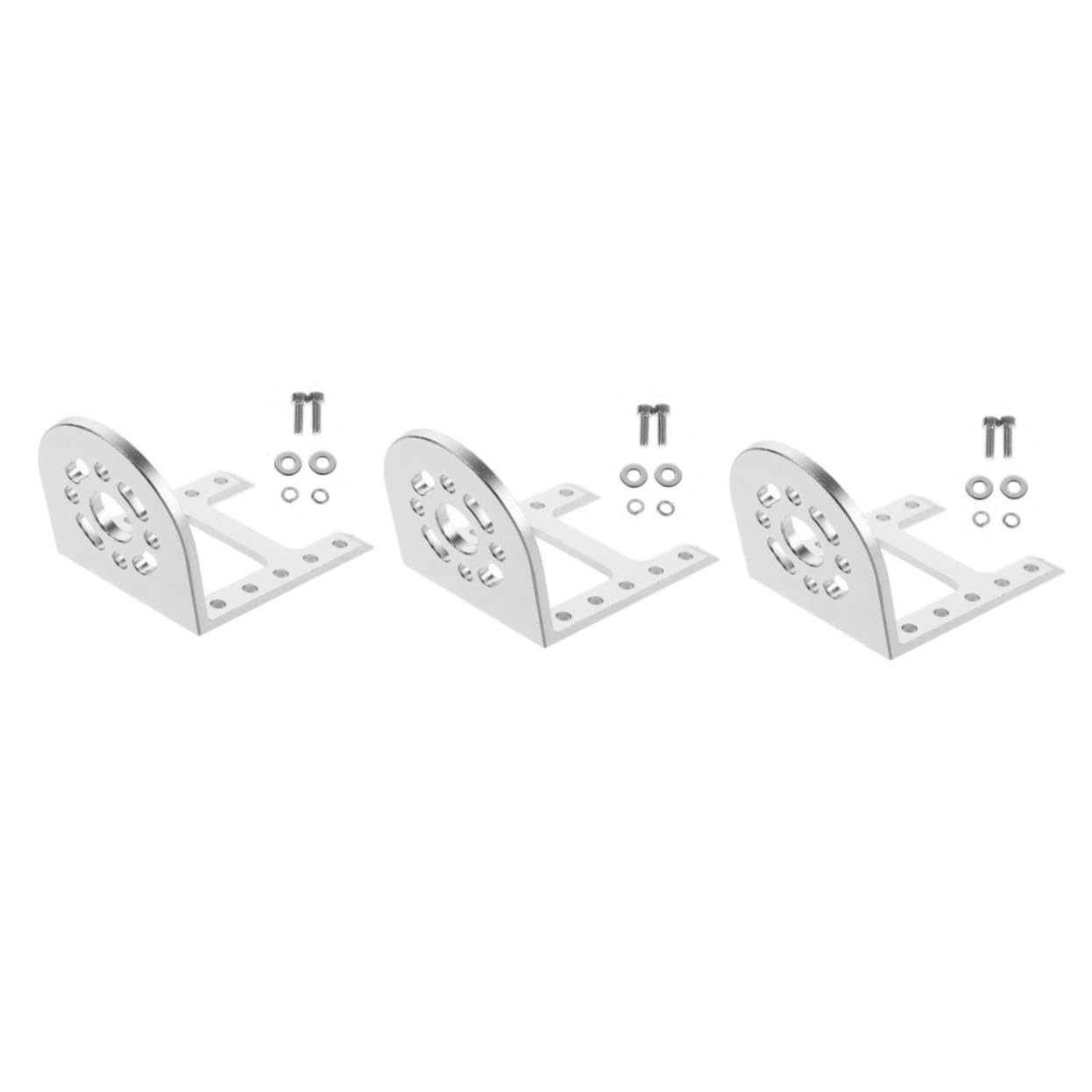 3 Piezas Base de Montaje para Motor Eléctrico para Catamarán Soporte Resistente CNC para Motor sin Escobillas Compatible con Motores de Engranajes Instalación Sencilla y Duradera