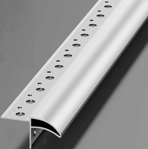 Gamire 屋根のく 見切り材 軒下垂れ の軒 雨水遮断装置 アルミニウム合金製 ちばし端の 用水切りス ドリップライン ノーズドリップモールディングトリム 壁面雨樋ライン 屋外 建物の軒先 バルコニー縁用 (長さ1.25m,25mm)