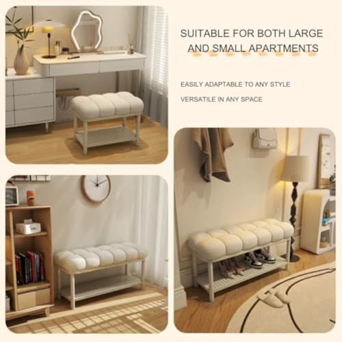 Banc à chaussures assise rembourrée pour optimiser un petit espace - 6