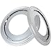 2 Pack Flat Lazy Susan Turntable Bearing 12 inch Round Lazy Susan Hardware 516 Thick Turntable Swivel Base for Rotating Table, Book Case, Serving Tray, DVD Tower, Corner Shelves, 1000lb Capacity