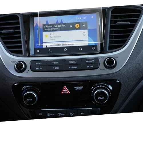 Écran de navigation GPS Hyundai Accent protection verre trempé 2018 2019 2020 2021