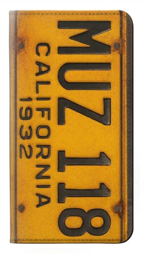 Housse cuir Samsung Galaxy A56 California License Plate