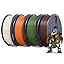 4kg Bone White+coffee Brown+sunny Orange+olive Green