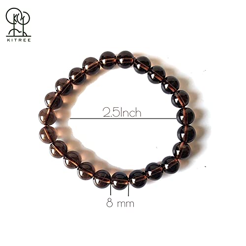 Image of HEALING AND SEMI-PRECIOUS CRYSTAL STONE BRACELET 8 MM ROUND FOR FENSHUI