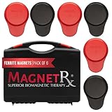 MagnetRX® Biomagnetic Magnets Kit – Imanes para Biomagnetismo Médico – Dr Goiz Magnets for Biomagnetism Bio Magnet Pair – 5200 Gauss Large Round Magnet (6 Units)