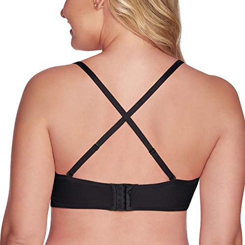 Vanity Fair Womens Beauty Back Smoothing Strapless (34B - 44Dd) Bra, Midnight Black, 36C Us #TOP3