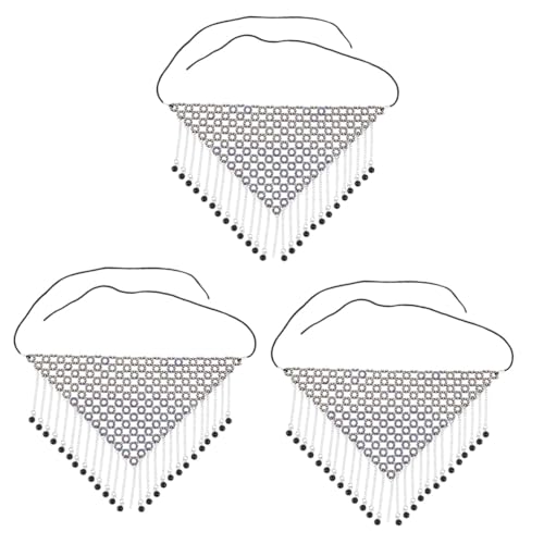 Masque de bal mystérieux orné de franges pour une allure prestigieuse