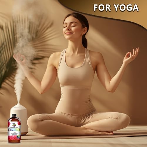 Image of Geranium Essential Oil for Diffuser,DIY Candles - 8 fl oz