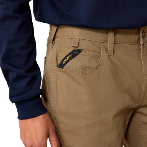Image of ARIAT Rebar M4 Low Rise DuraStretch Made Tough Stackable Straight Leg Pants