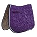 Roma Ecole Star Quilt Close Contact Saddle Pad, Purple/Blue/Lavender, Full