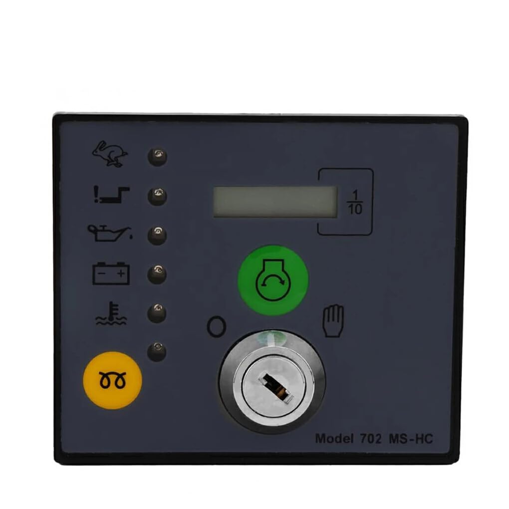 702 MS-HC Pannello di controllo del generatore di avvio manuale con tasti Modulo Generatore motore Controller generatore Generatore motore